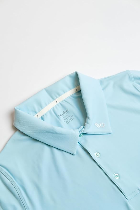 Fairmonde Men's Polo Pastel Blue