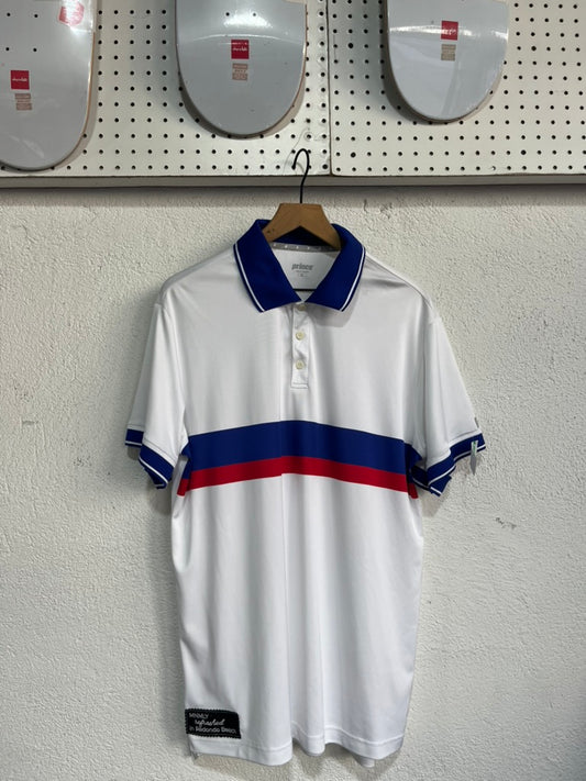 MNMLY refreshed Striped Golf Polo - XL