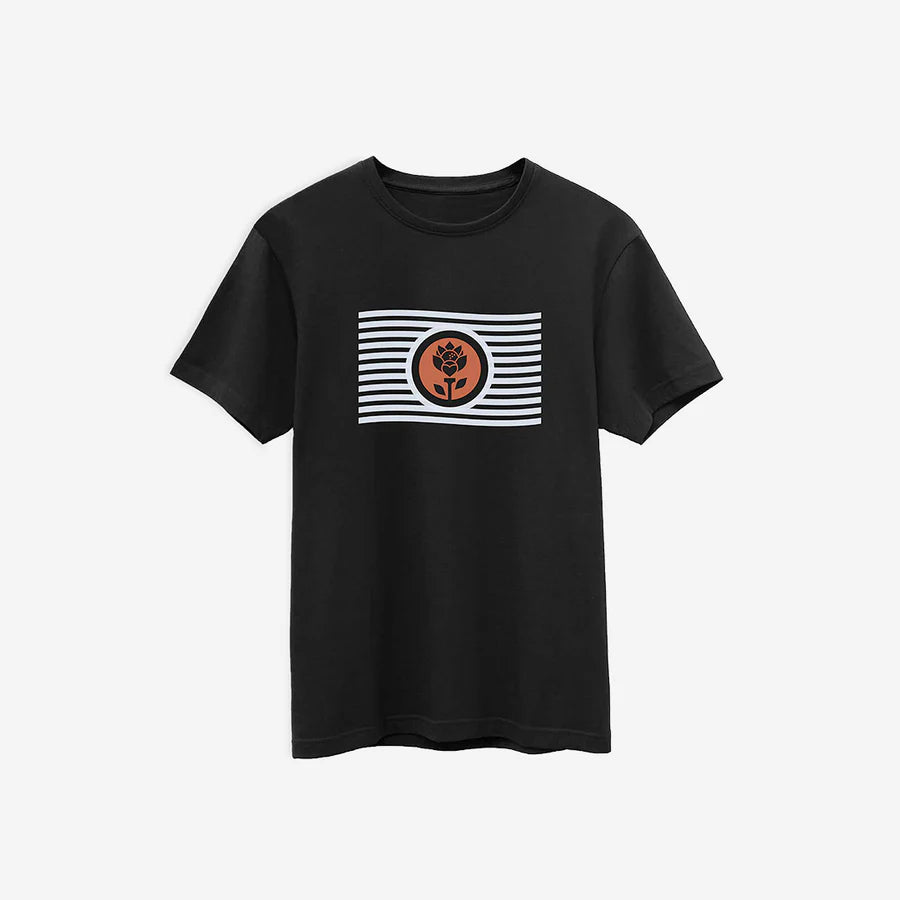 Fiori Sunset Tee Black