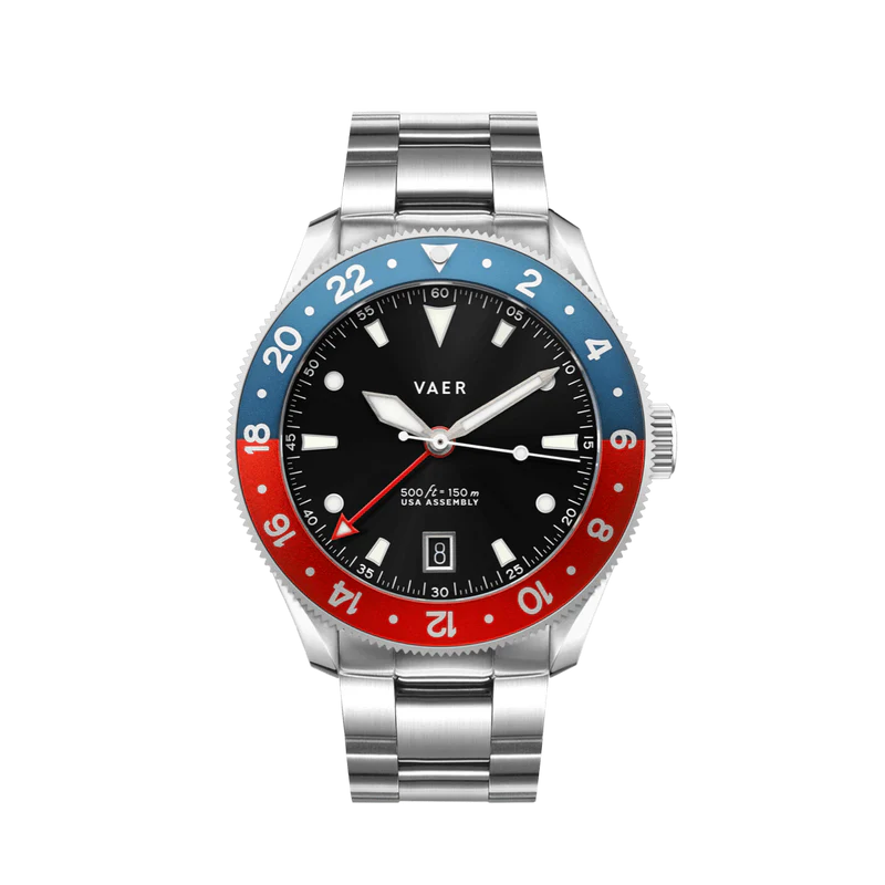 VAER G2 Meridian Pepsi on 3-link bracelet