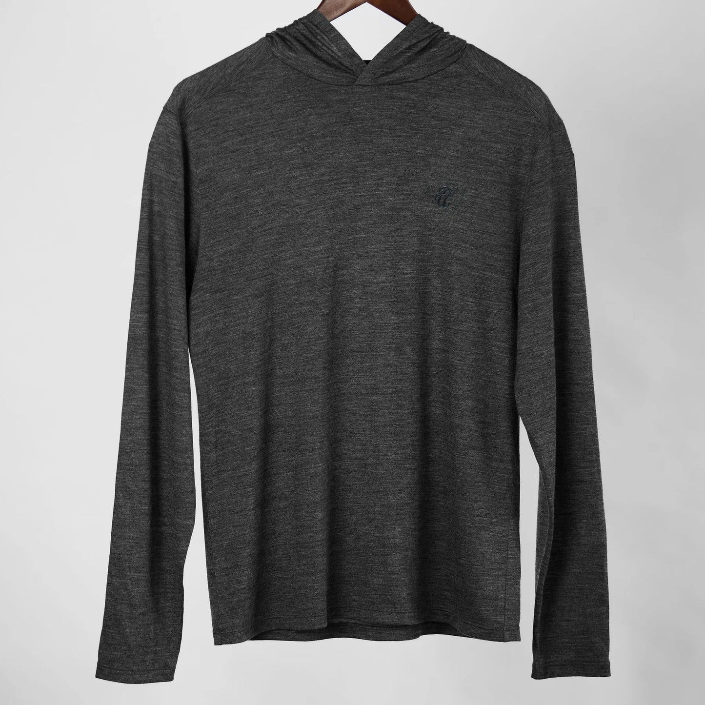 Haskell Merino Hoodie Charcoal
