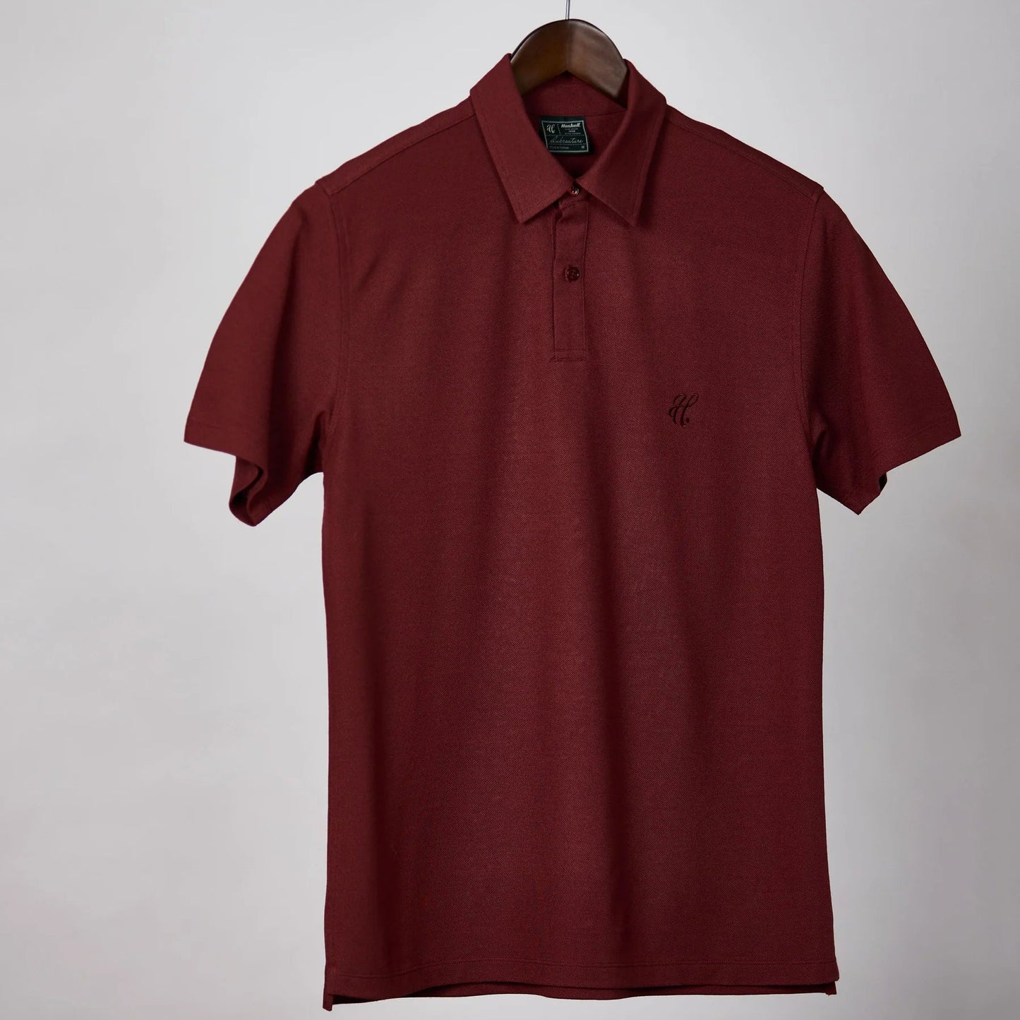 Haskell Polo Merino Polo Sage Red