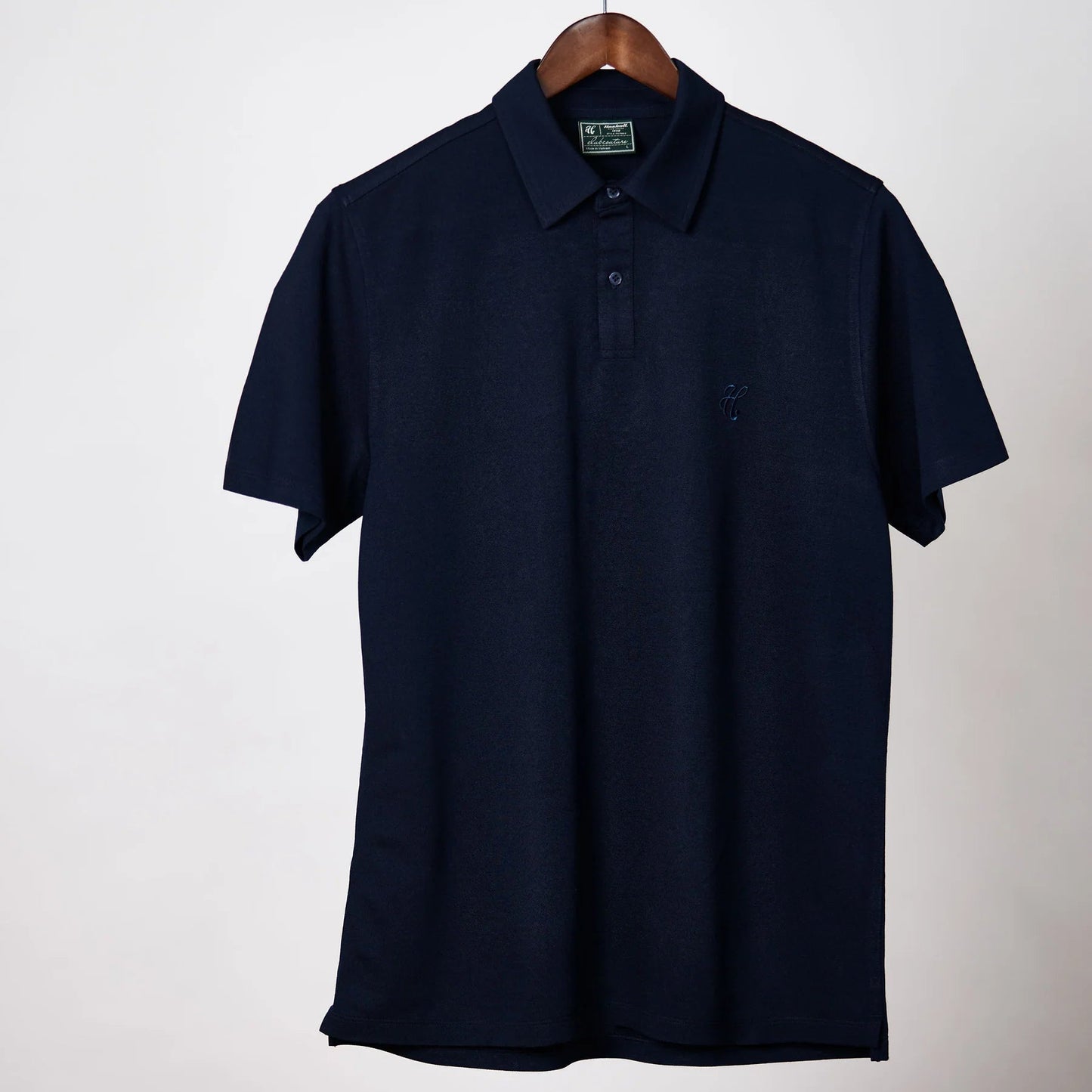 Haskell Merino Polo Navy