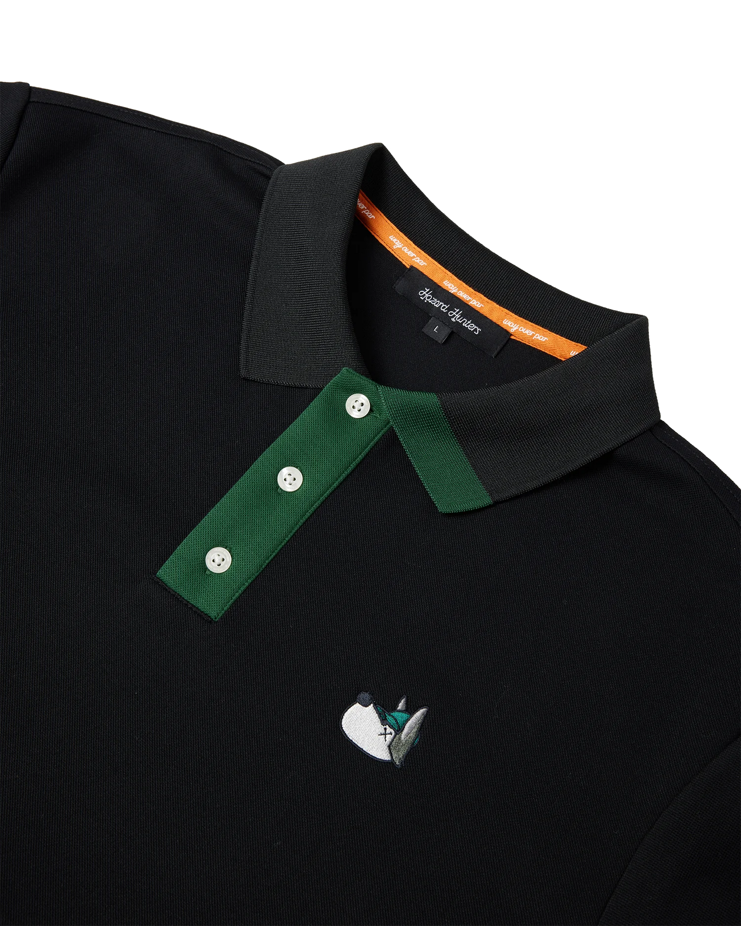 Hazard Hunter - Mens Hunter Polo Black