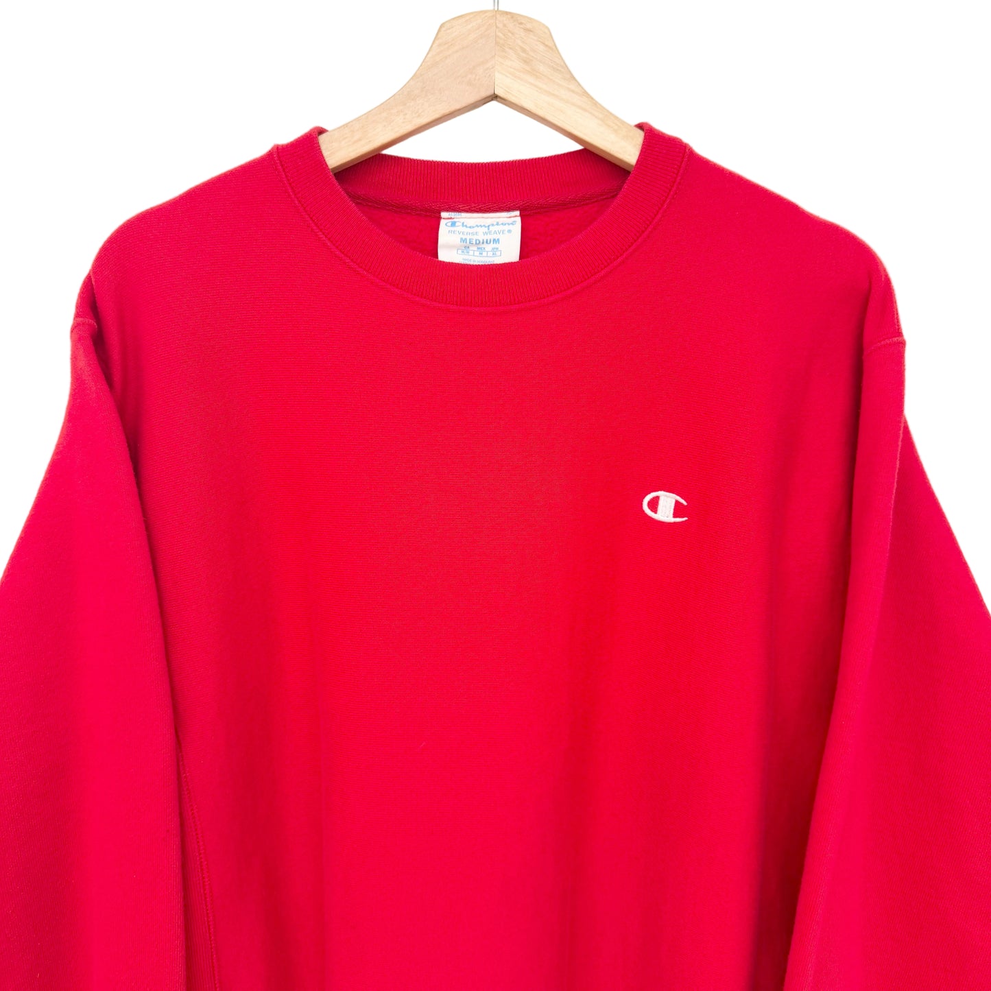 MNMLY Refreshed Red Champion Crewneck - M