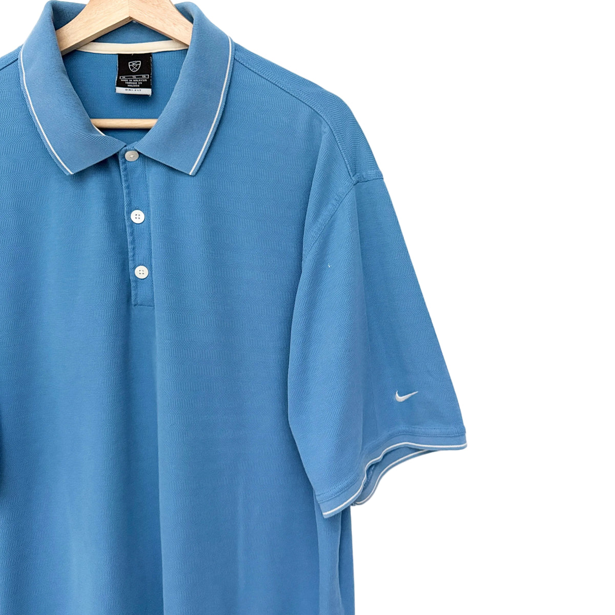 MNMLY Refreshed Blue Nike Golf Polo Shirt - XLarge