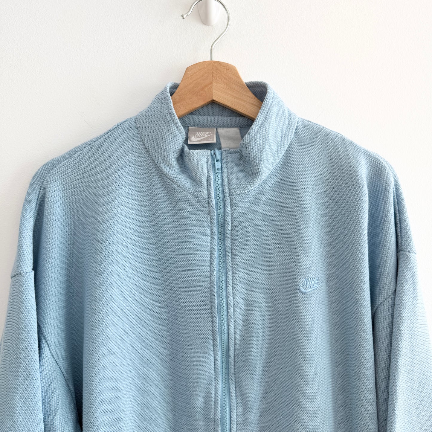 MNMLY Refreshed Light Blue Zip Up - L