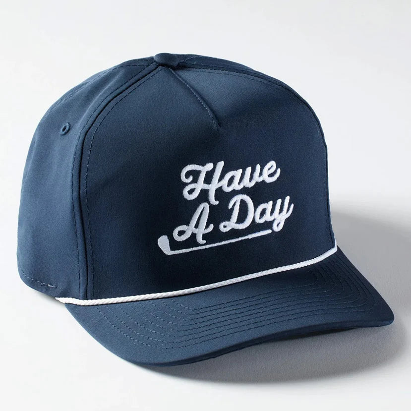 Have a Day Navy Rope Hat