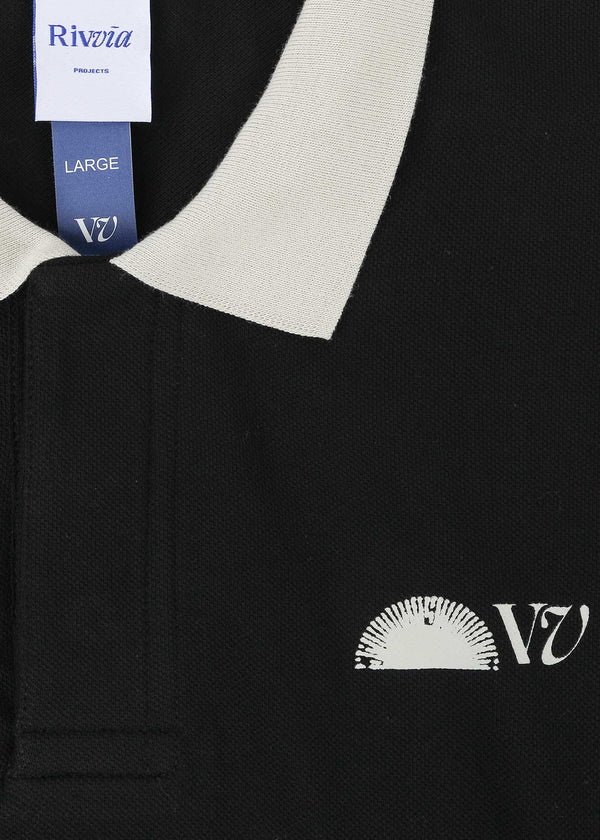 Rivvia Polo Discovery (Black w/tan collar)