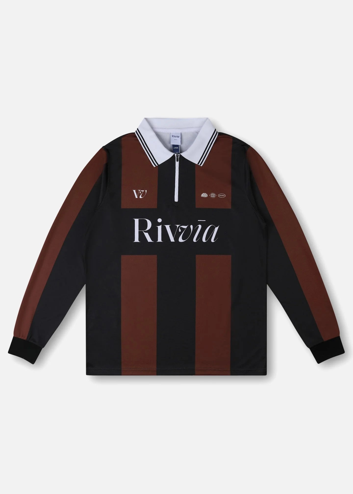 Rivvia Team VV RPL LS Polo- Brown Black
