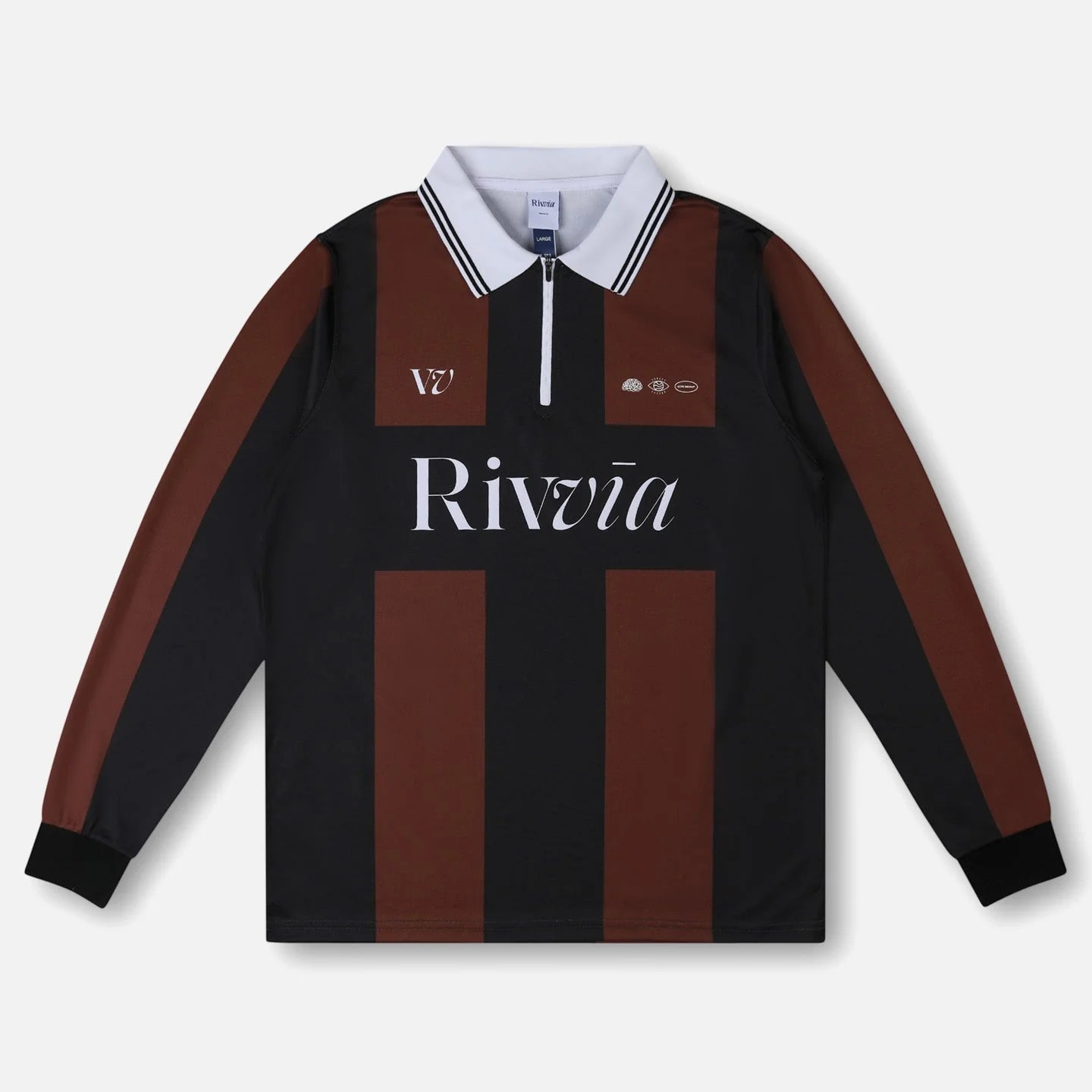 Rivvia Team VV RPL LS Polo- Brown Black