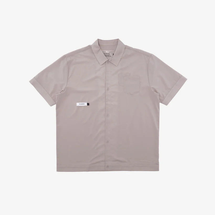 Students Oxford S/S Poplin Button-Up Shirt Desert