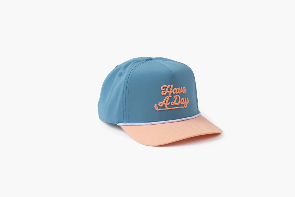 Have a Day Blue & Orange Rope Hat