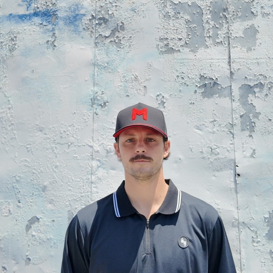 MNML GOLF CLUB Hat - Black/Red M