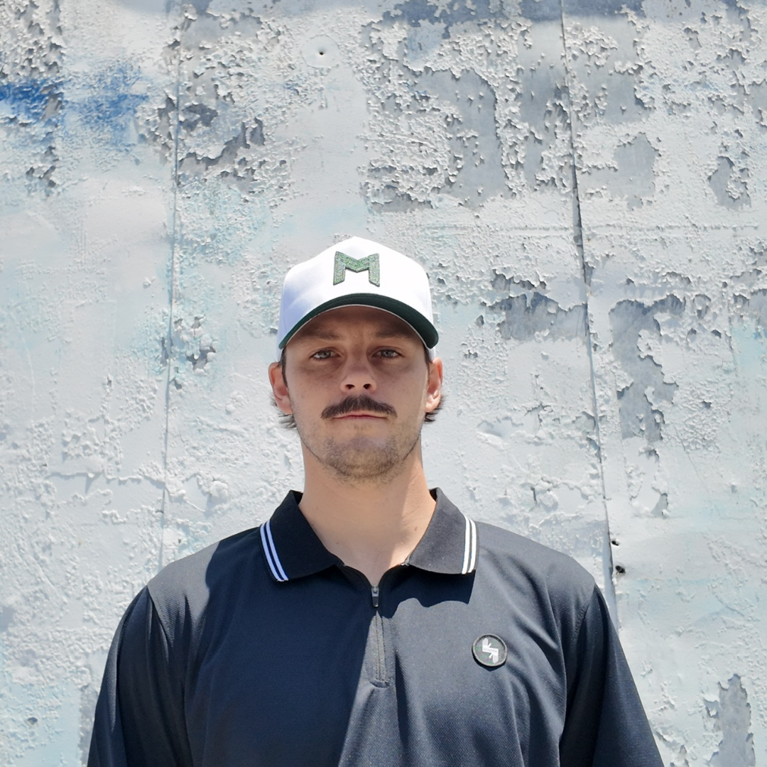 MNML GOLF CLUB Hat - White/Green M