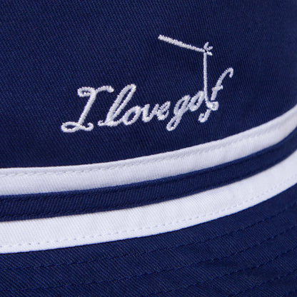 Reversible Bucket Hat (Blue)