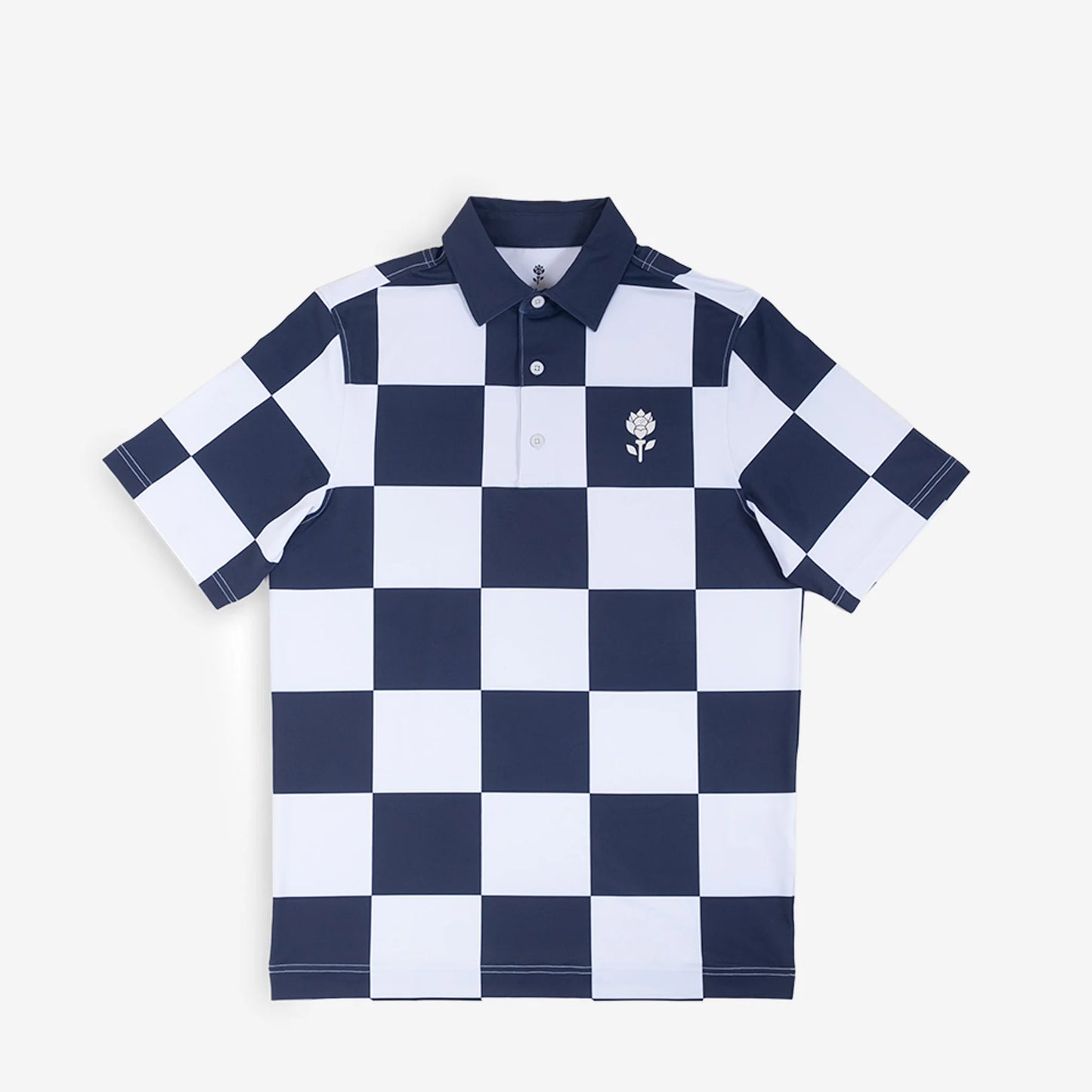 Fiori Checker Polo