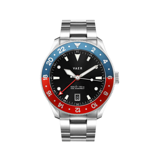 VAER G2 Meridian Pepsi on 3-link bracelet