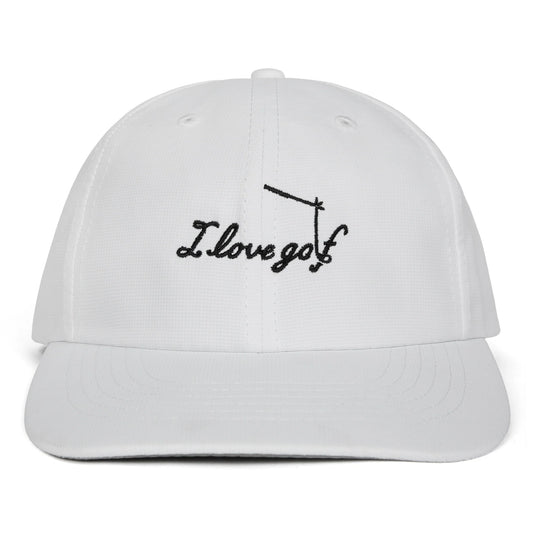I LOVE GOLF White Hat