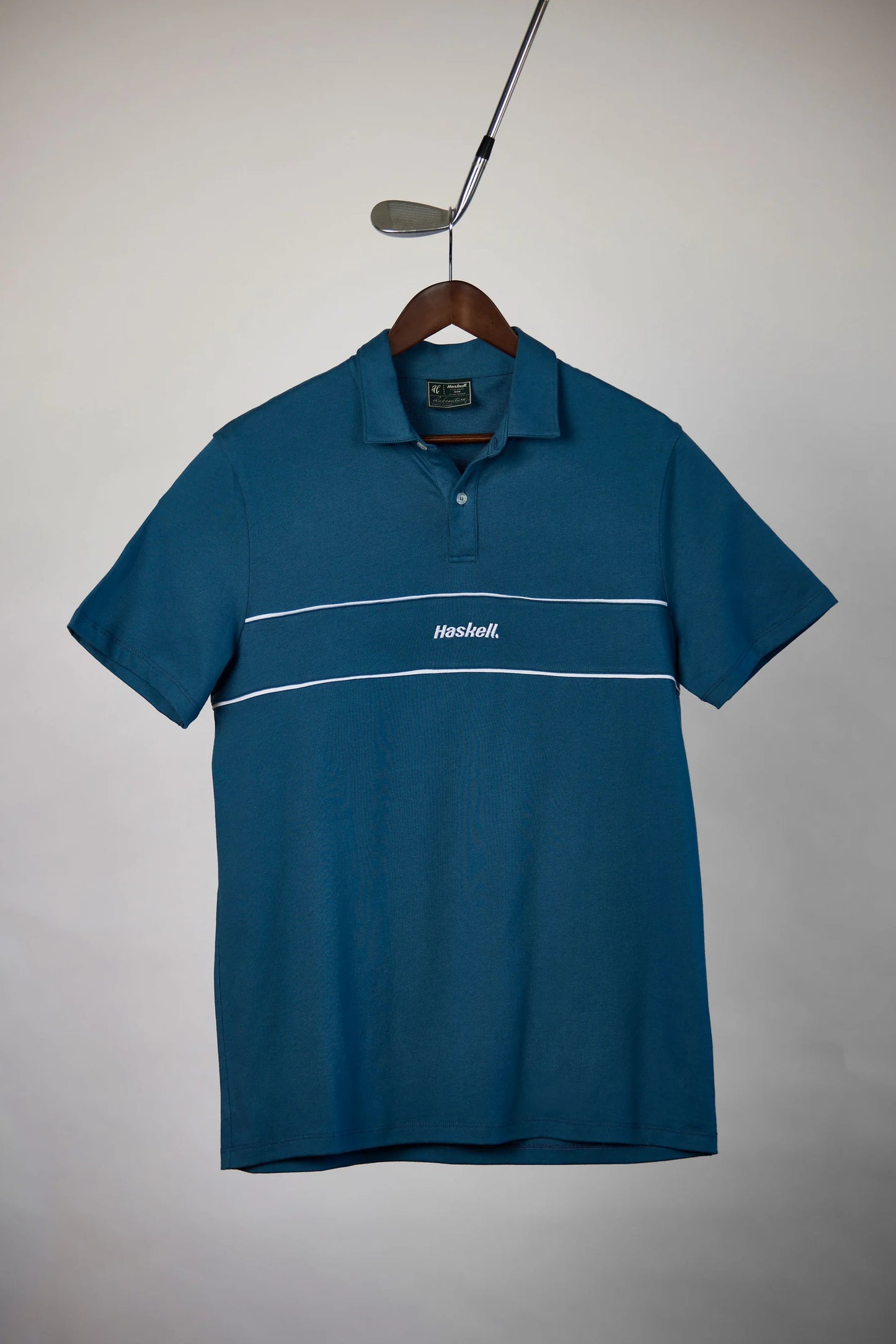 Haskell Polo Heritage Hydro Blue