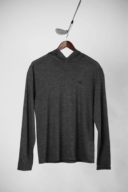 Haskell Merino Hoodie Charcoal