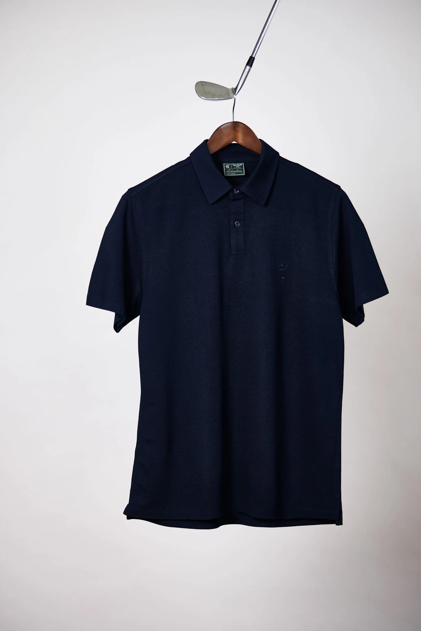 Haskell Merino Polo Navy