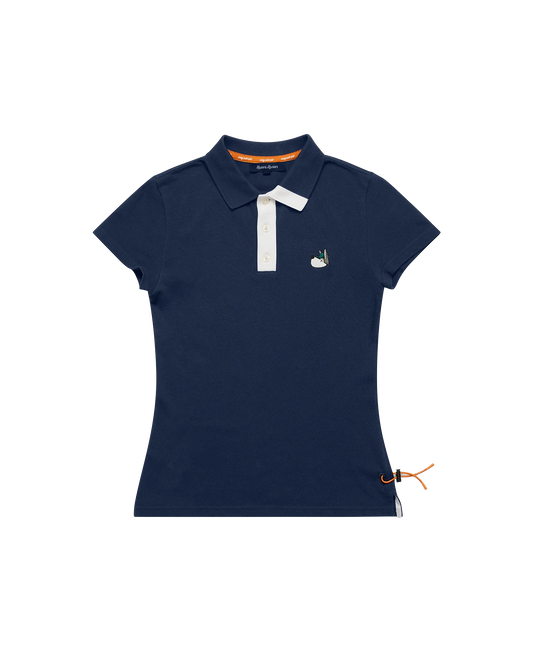 Hazard Hunter - Womens Navy Hunter Polo