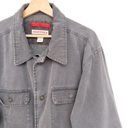 MNMLY Refreshed Grey Old Navy Painter's Jacket - L