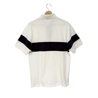 MNMLY Refreshed White/Navy Tommy Hilfiger Polo Shirt - M