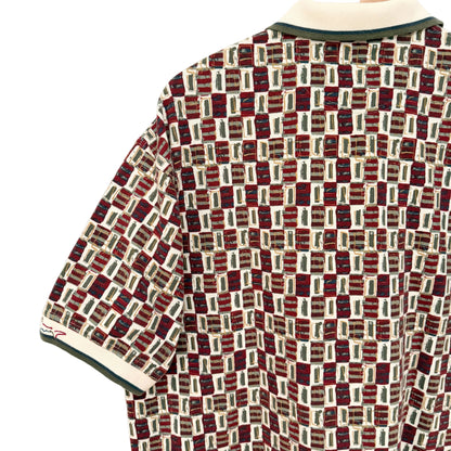MNMLY Refreshed Greg Norman Golf Bag Print Golf Shirt - L