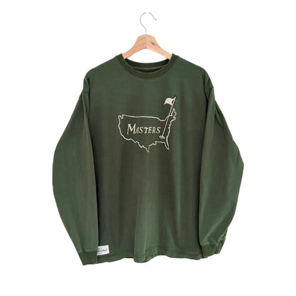 MNMLY Refreshed Green Masters Long Sleeve T-Shirt - L