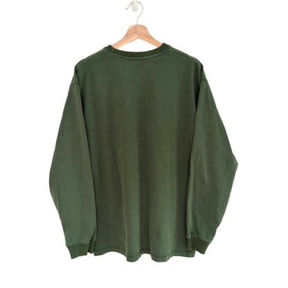 MNMLY Refreshed Green Masters Long Sleeve T-Shirt - L