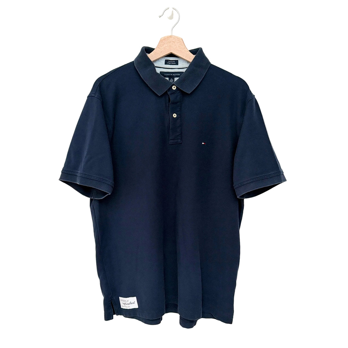 MNMLY Refreshed Navy Tommy Hilfiger Pique Polo Shirt - XLarge