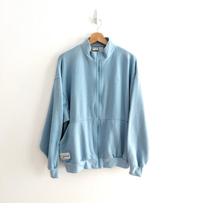 MNMLY Refreshed Light Blue Zip Up - L