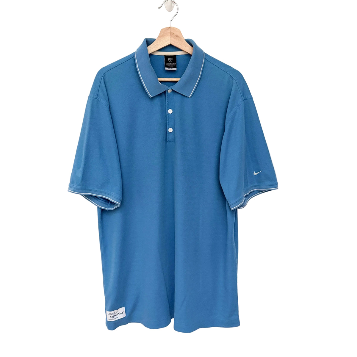 MNMLY Refreshed Blue Nike Golf Polo Shirt - XLarge