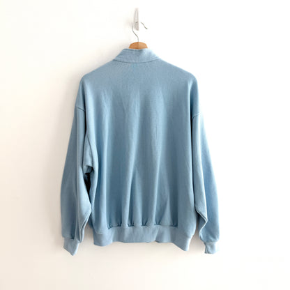 MNMLY Refreshed Light Blue Zip Up - L