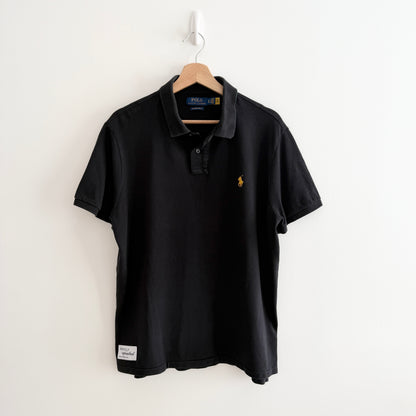 MNMLY Refreshed Black Polo - XL