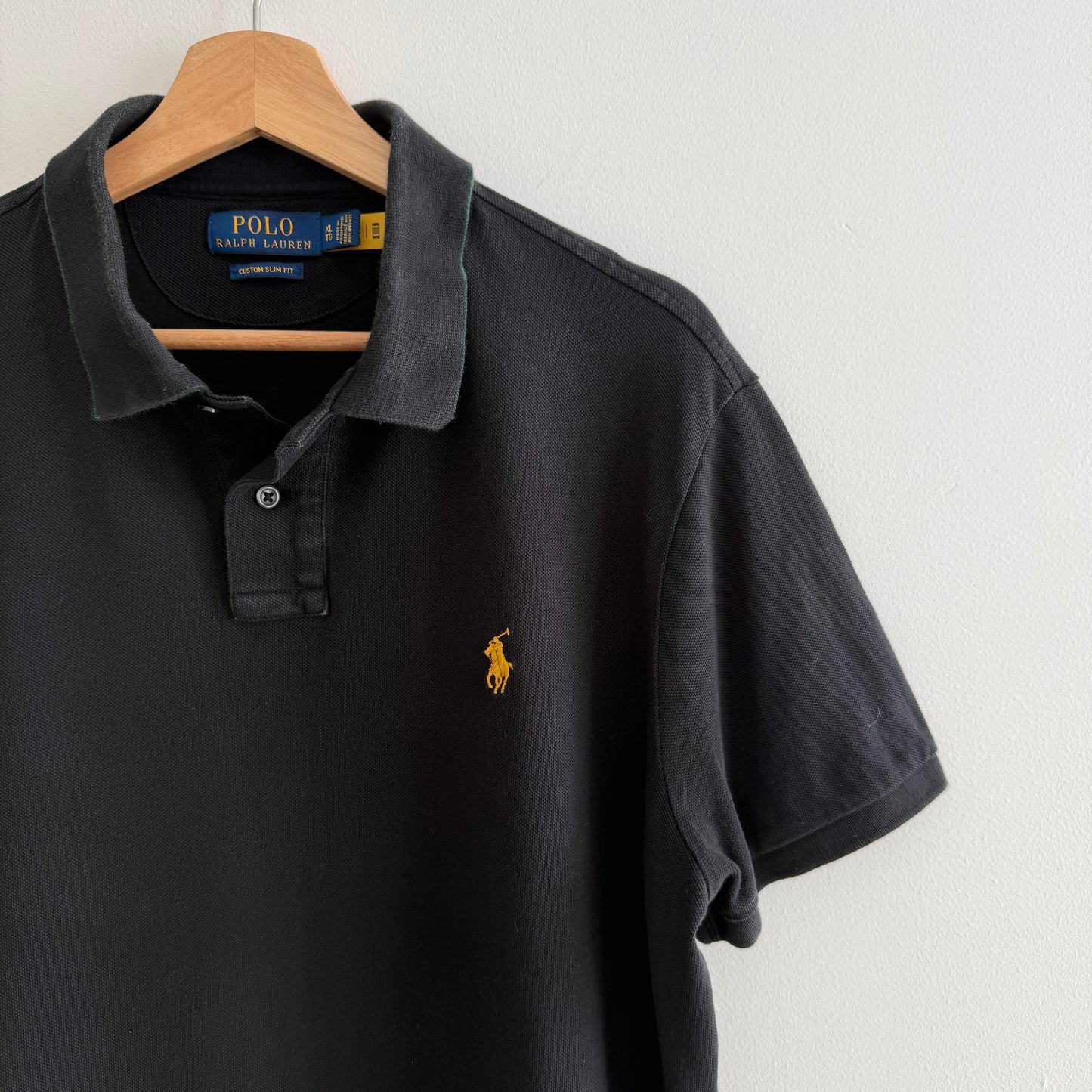 MNMLY Refreshed Black Polo - XL
