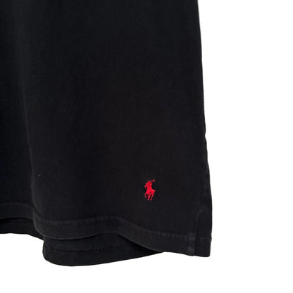 MNMLY Refreshed Black Polo Ralph Lauren T-Shirt - Large