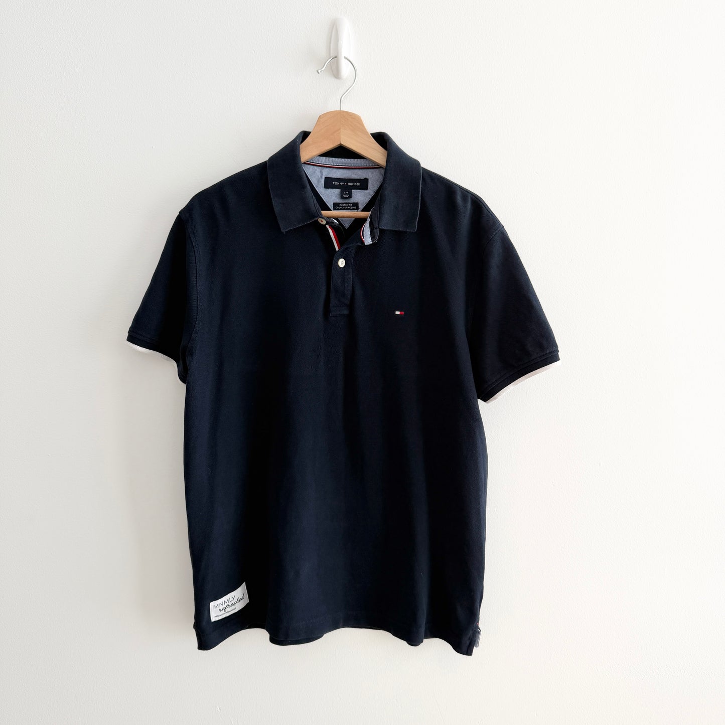 MNMLY Refreshed Dark Navy Polo - L