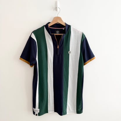 MNMLY Refreshed Striped Polo - L