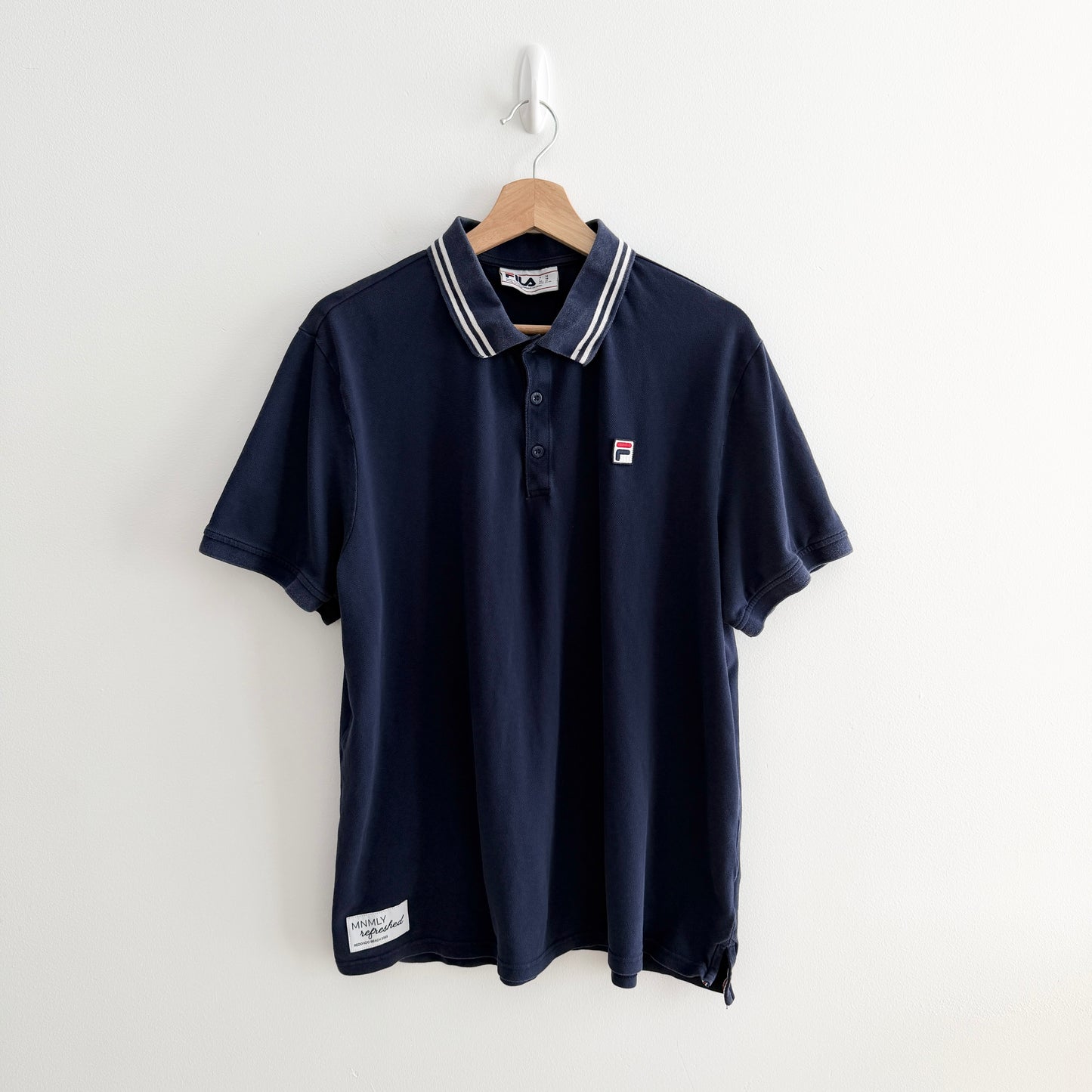MNMLY Refreshed Navy Blue Polo - L