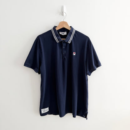 MNMLY Refreshed Navy Blue Polo - L