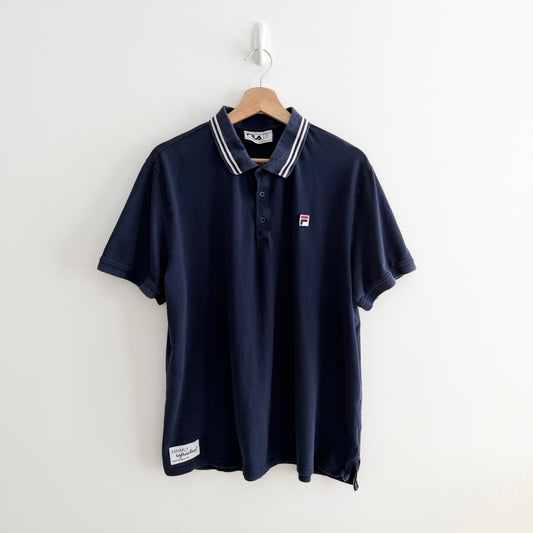 MNMLY Refreshed Navy Blue Polo - L