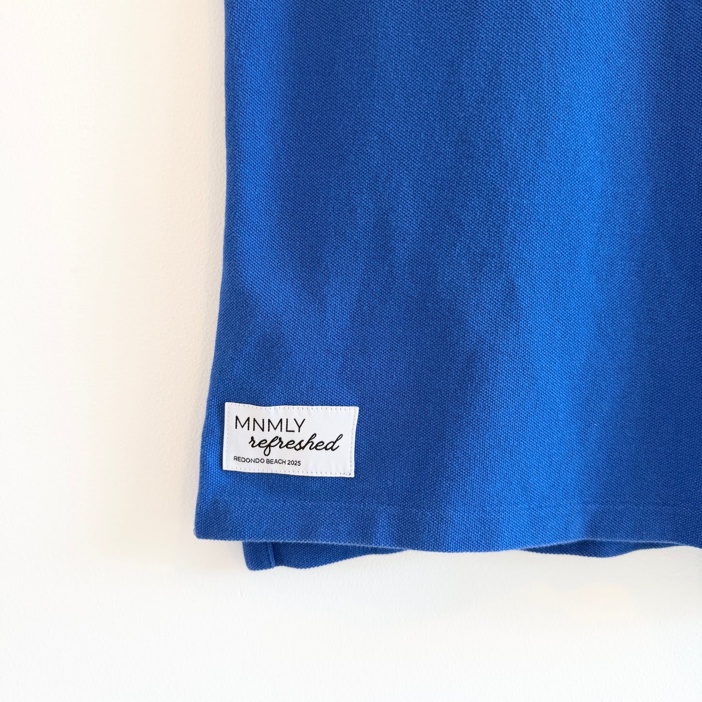 MNMLY Refreshed Blue Polo - M