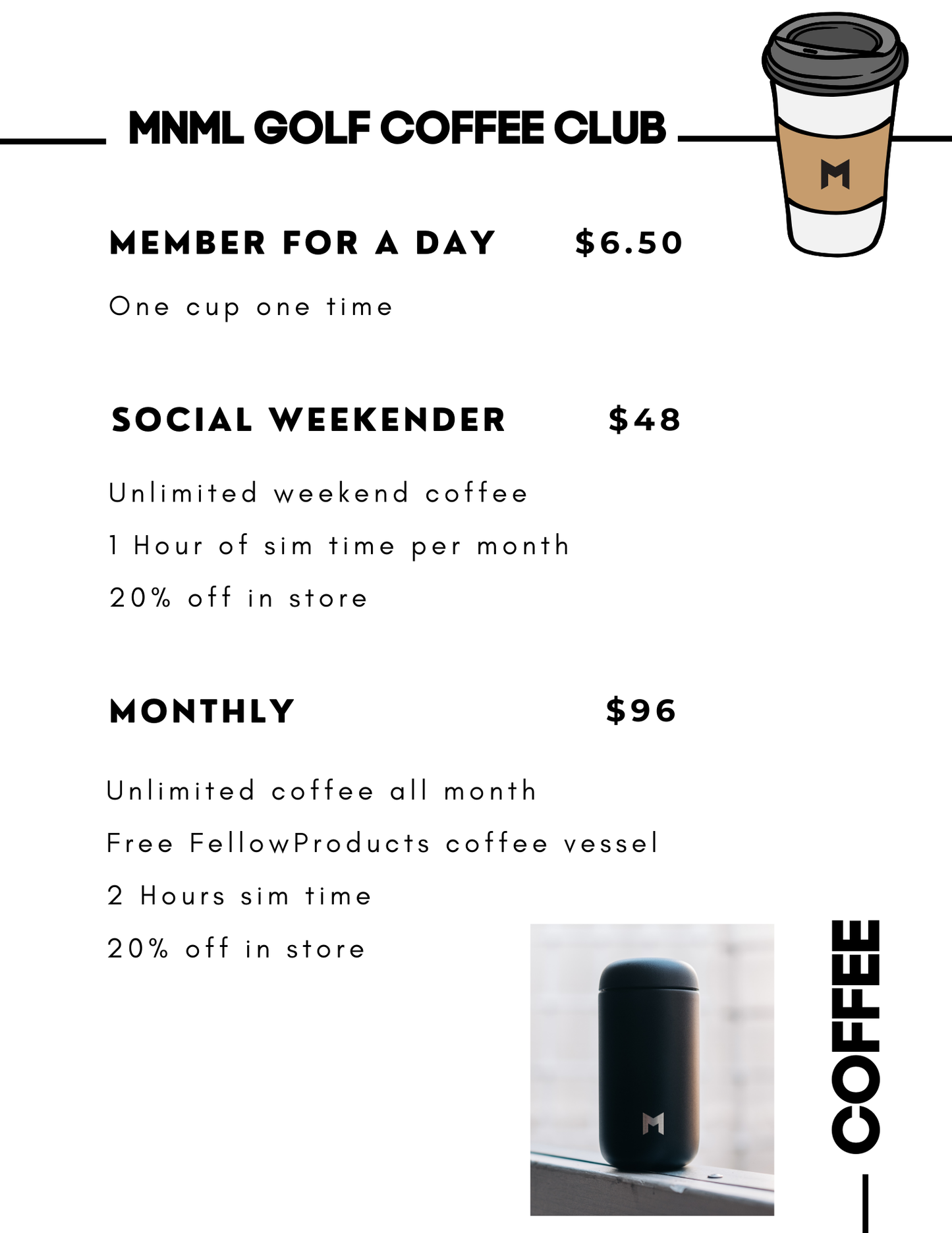 Social Weekender Coffee Membership