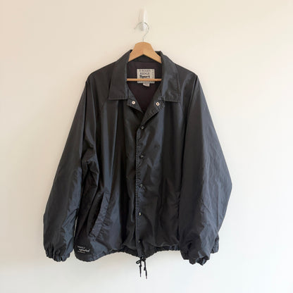 MNMLY Refreshed Black Coaches Jacket - XL