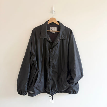 MNMLY Refreshed Black Coaches Jacket - XL