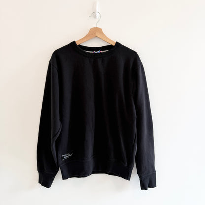 MNMLY Refreshed Black Crewneck - S