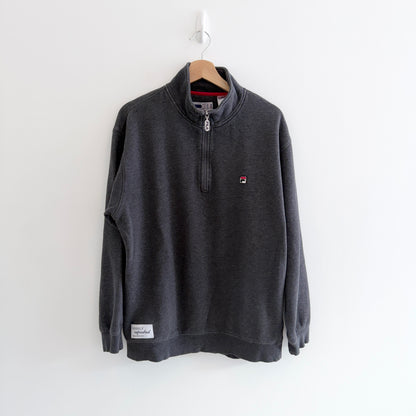MNMLY Refreshed Dark Grey 1/4 Zip - M